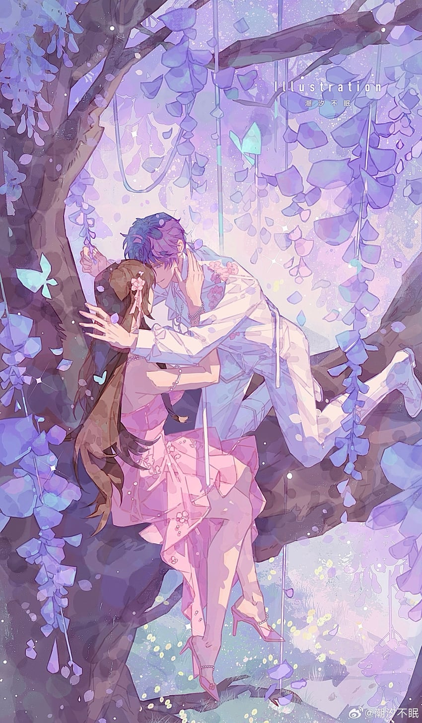 protagonist and rafayel (love and deepspace) drawn by chaoxibumian