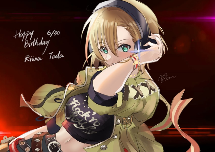 tada riina (idolmaster and 2 more) drawn by kevn