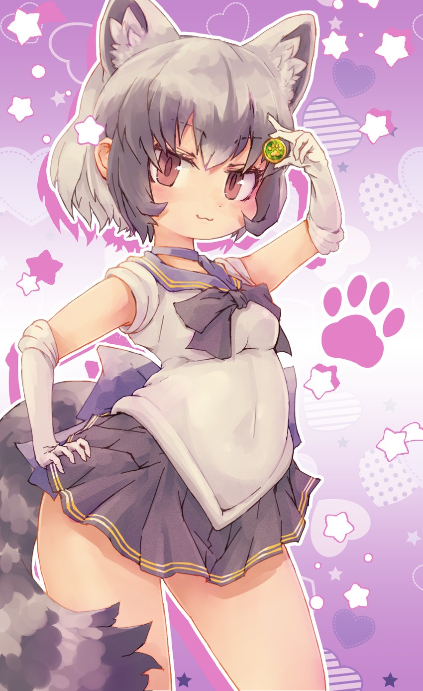 common raccoon (kemono friends and 1 more) drawn by kolshica