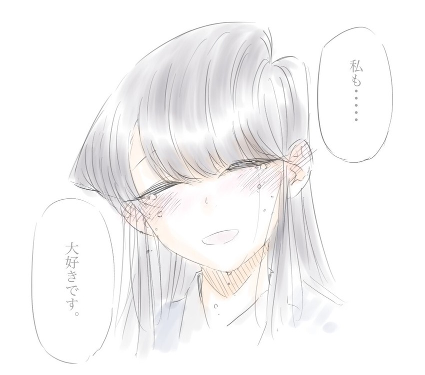 komi shouko (komi-san wa komyushou desu) drawn by mitsugu