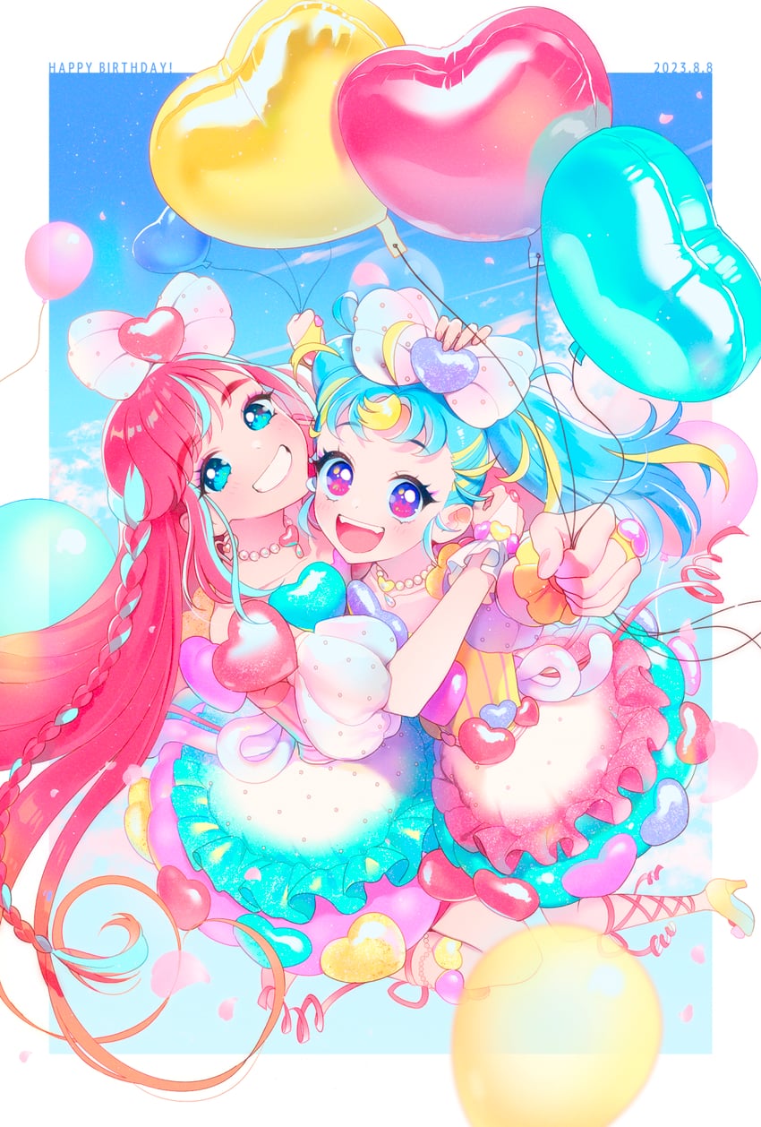 myamu and hibino matsuri (pretty series and 1 more) drawn by oshiri_(o4ritarou)