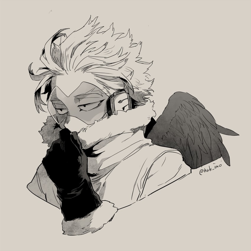 hawks (boku no hero academia) drawn by haruimo_(imoco_0706-b)