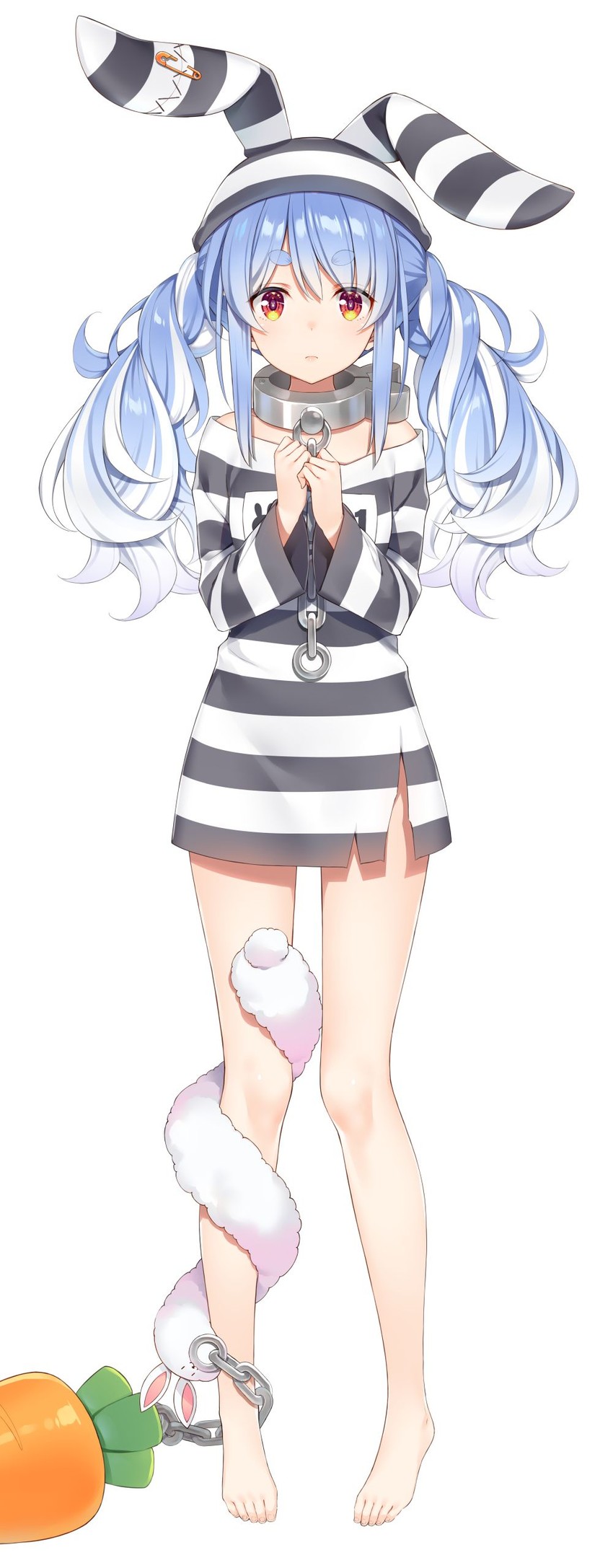 usada pekora and don-chan (hololive) drawn by yuuki_hagure