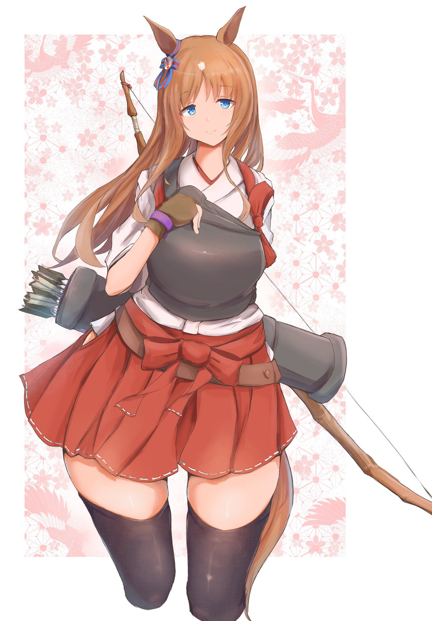 shoukaku and grass wonder (kantai collection and 1 more) drawn by saamon_(salmonkomaku)