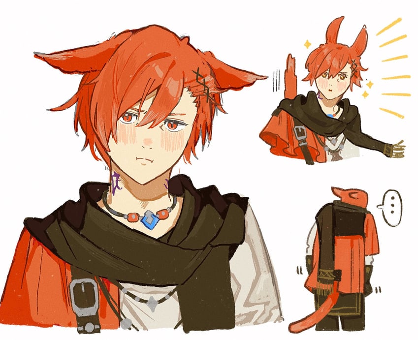 g'raha tia (final fantasy and 1 more) drawn by kohane_ff