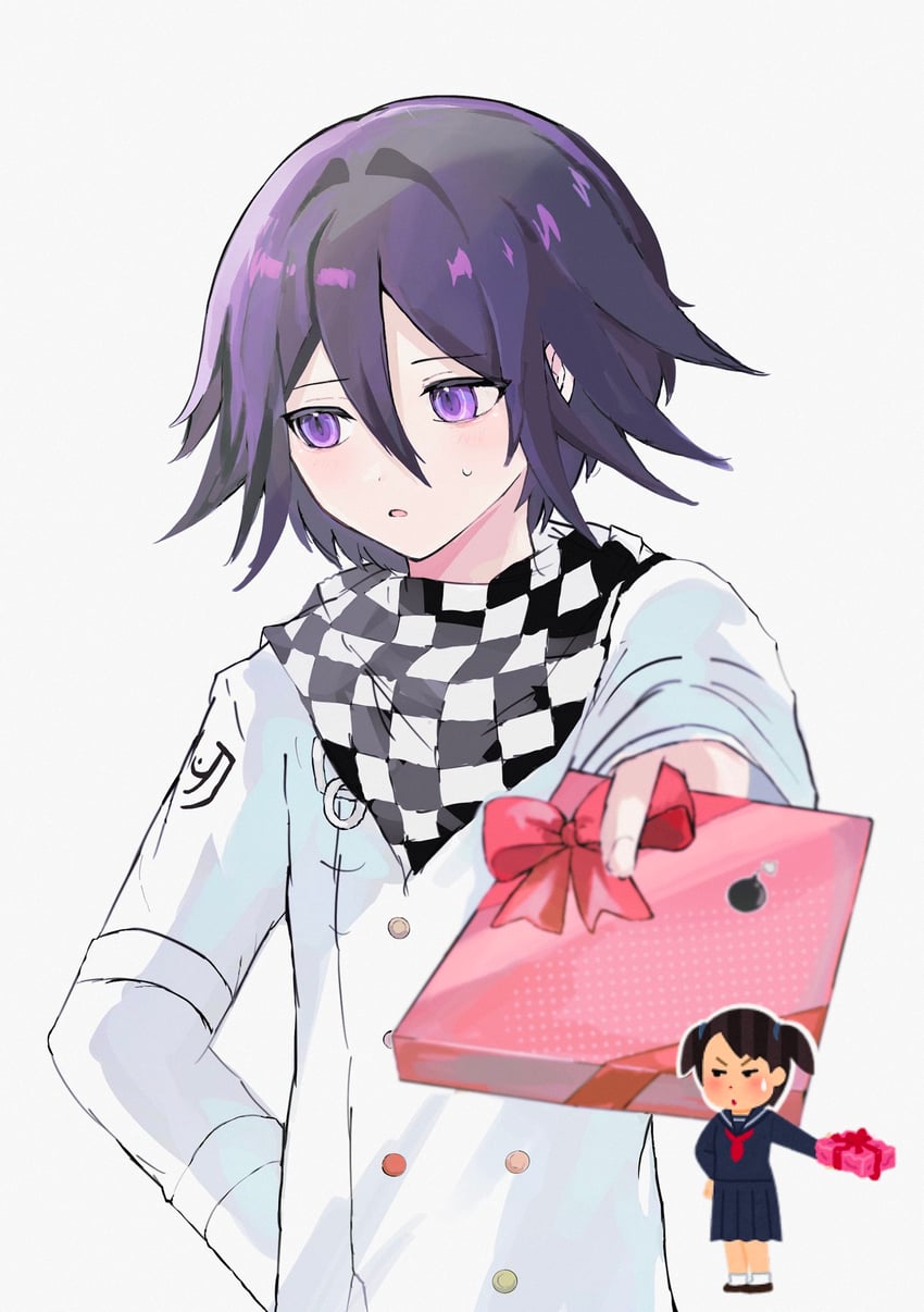 oma kokichi (danganronpa and 1 more) drawn by chinen