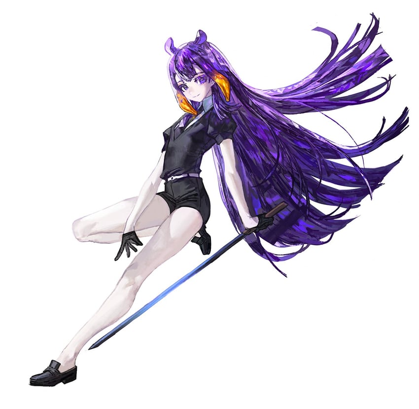 ninomae ina'nis (hololive and 2 more) drawn by quasarcake