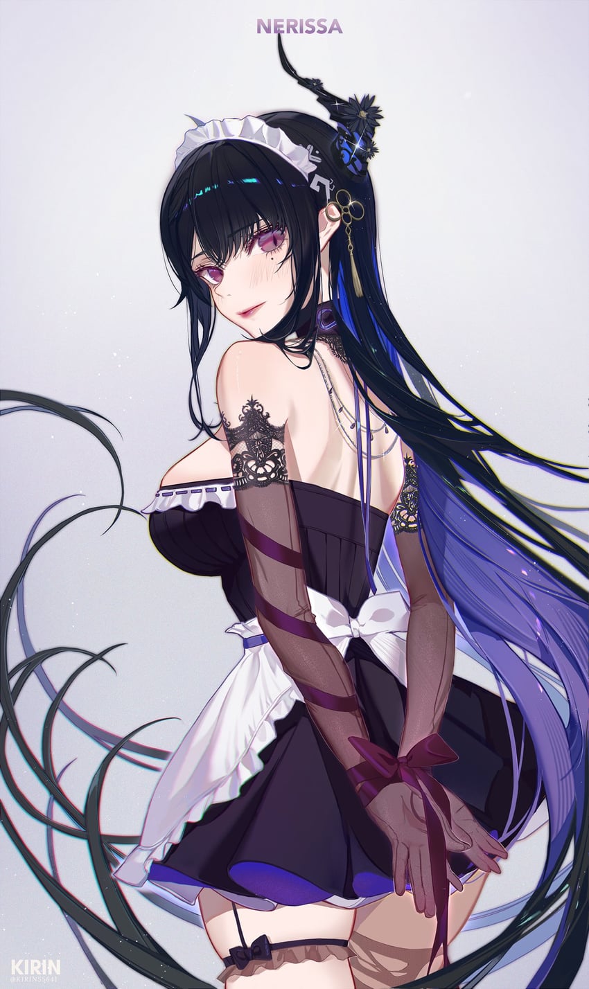 nerissa ravencroft (hololive and 1 more) drawn by kirin55641