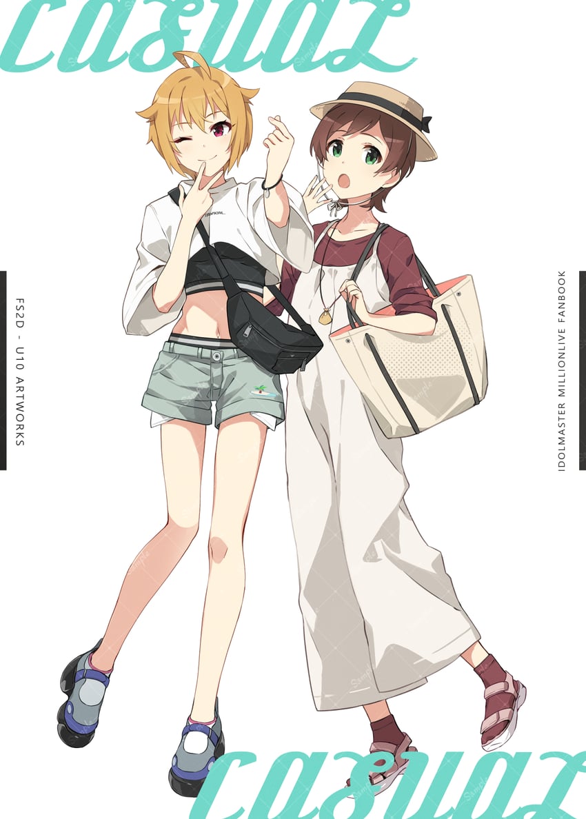 ibuki tsubasa and kinoshita hinata (idolmaster and 2 more) drawn by yoshito