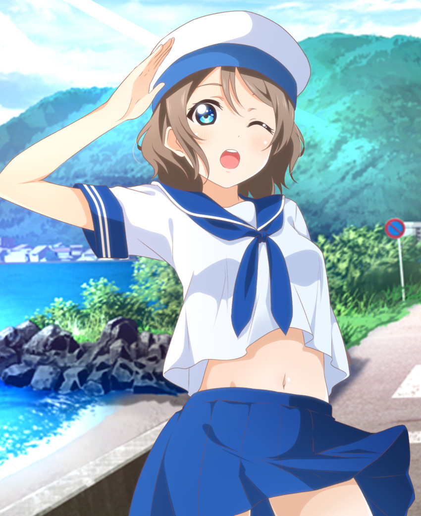watanabe you (love live! and 1 more) drawn by kuusuke_(yo_suke39)