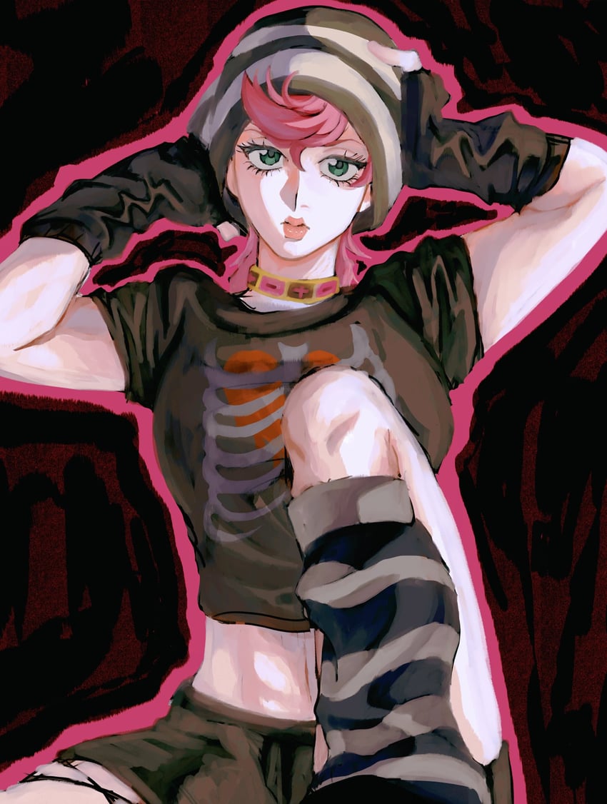 trish una (jojo no kimyou na bouken and 1 more) drawn by sugikahunkiena