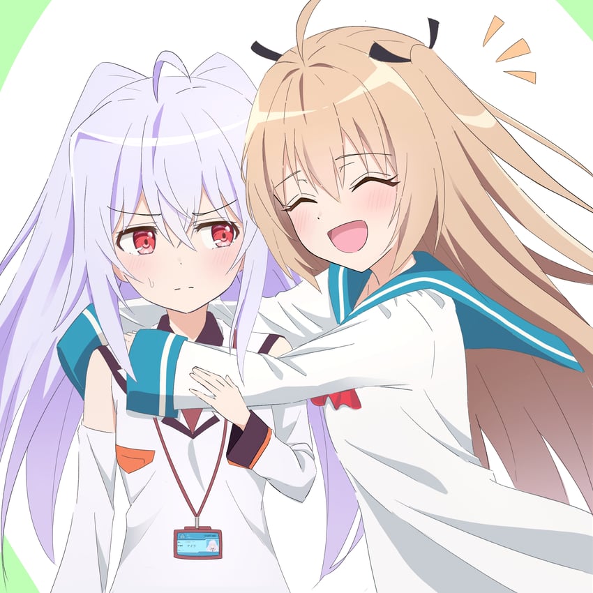 atri and isla (atri-my dear moments- and 2 more) drawn by akure1129