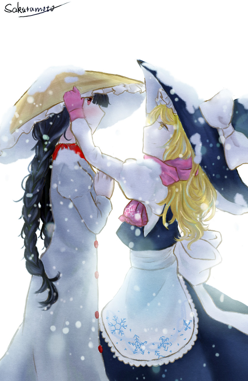 kirisame marisa and yatadera narumi (touhou) drawn by sakuramotoko