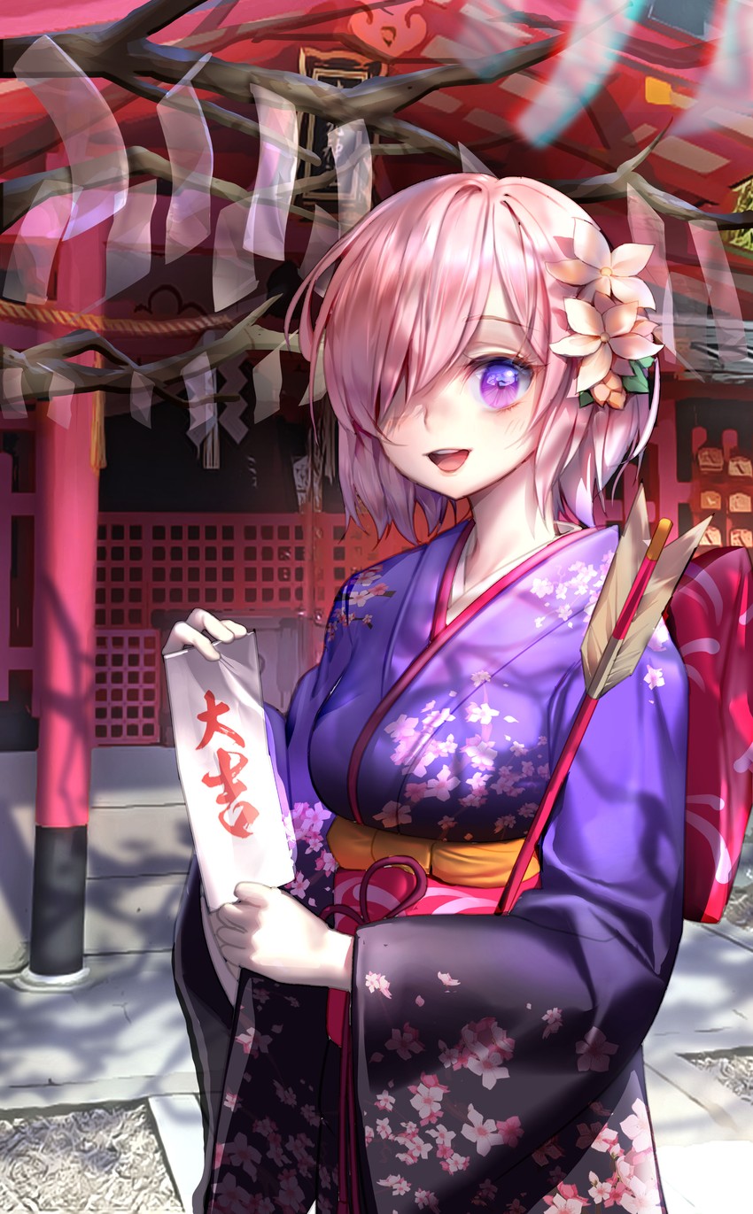mash kyrielight (fate and 1 more) drawn by myumyu_(myu12)