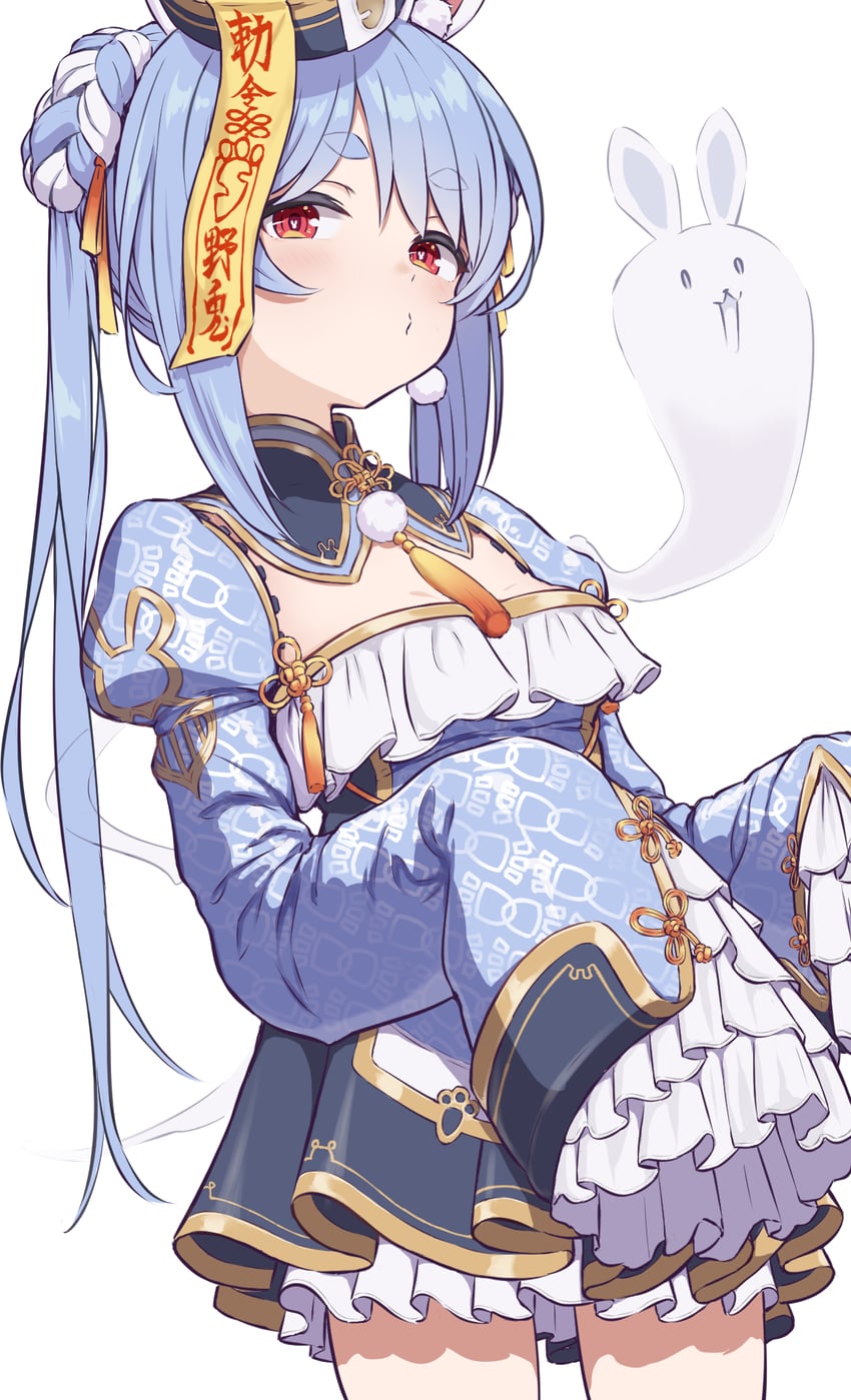 usada pekora and don-chan (hololive) drawn by eternaltanbo