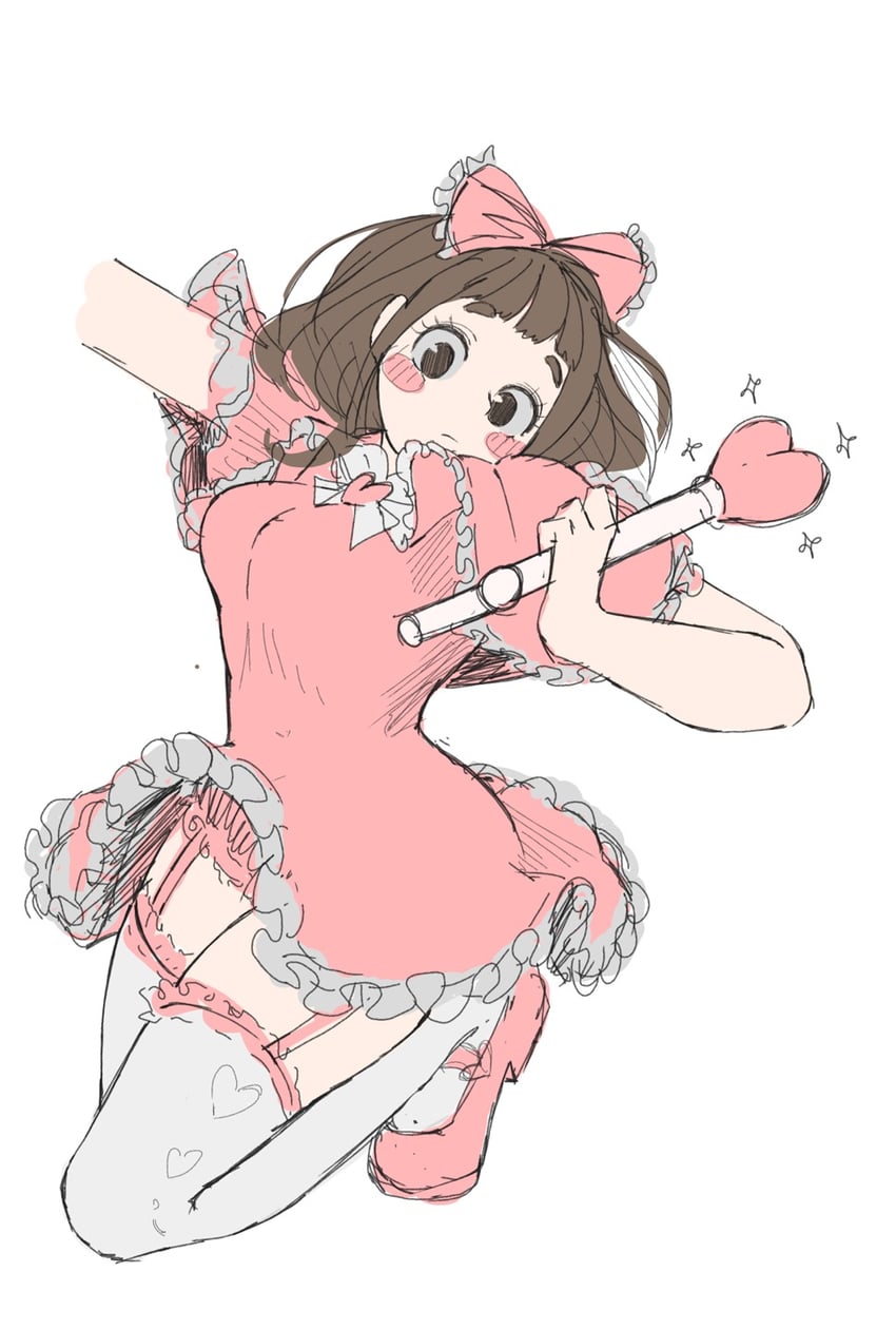 uraraka ochaco (boku no hero academia) drawn by shoto_bbobbo