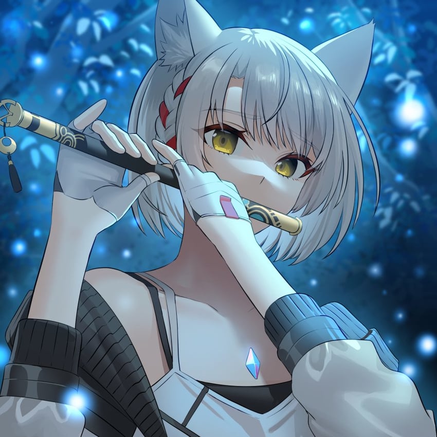 mio (xenoblade chronicles and 1 more) drawn by akagi_kurage