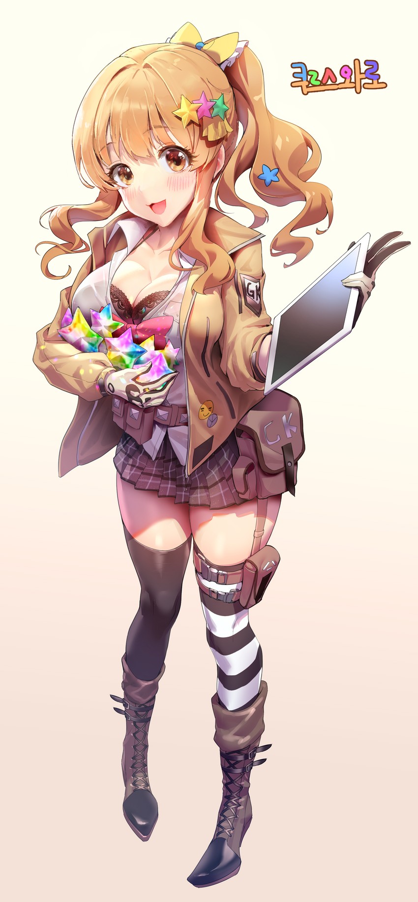 moroboshi kirari and kalina (idolmaster and 2 more) drawn by muloli