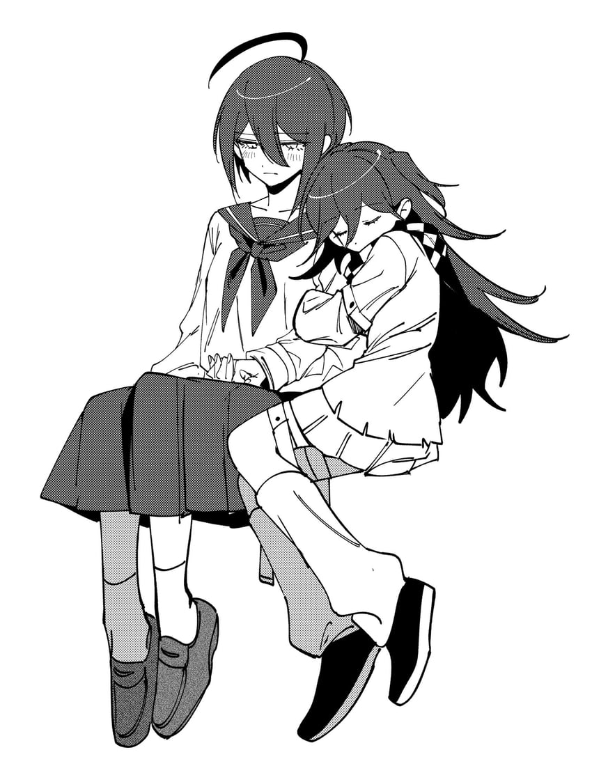 oma kokichi and saihara shuichi (danganronpa and 1 more) drawn by mitosansan