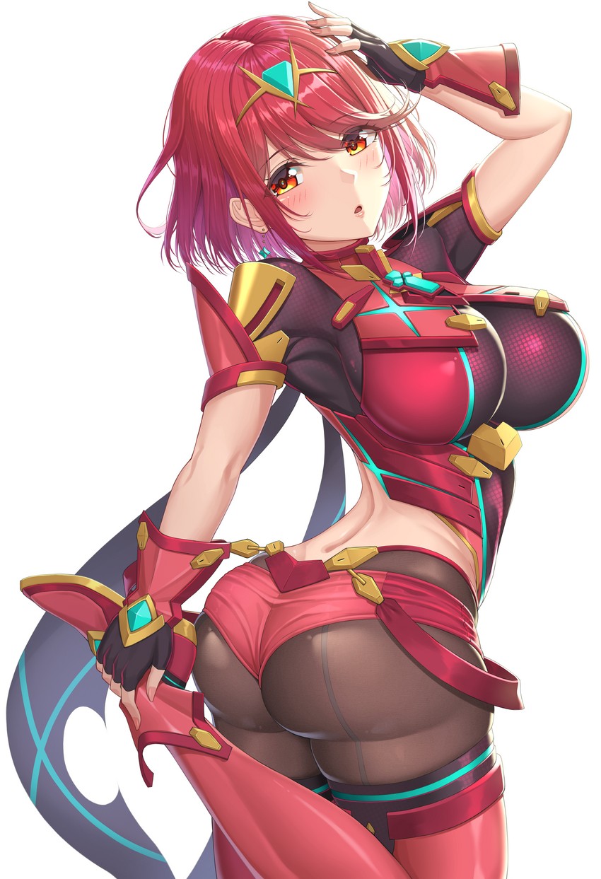 pyra (xenoblade chronicles and 2 more) drawn by nemunemu_semi