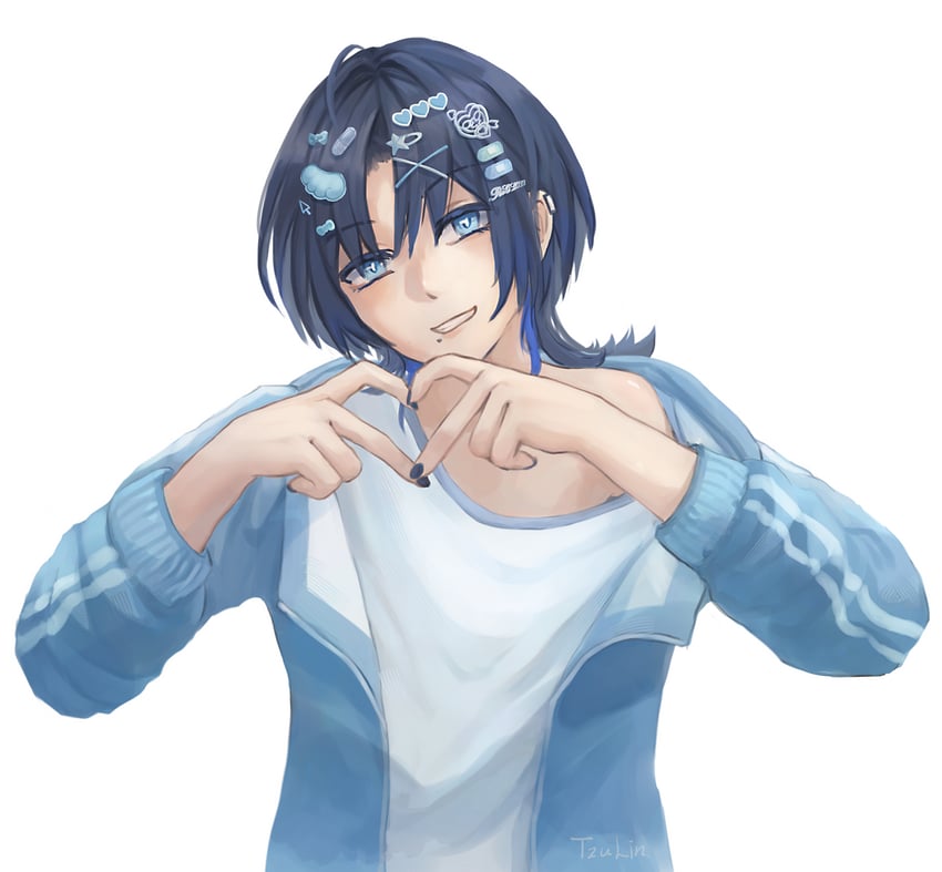 hiodoshi ao (hololive and 1 more) drawn by kakususipo