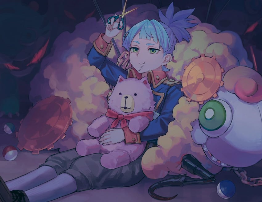 shiun'in sora, fluffal bear, frightfur tiger, frightfur leo, and frightfur sheep (yu-gi-oh! and 1 more) drawn by nabeno_desu
