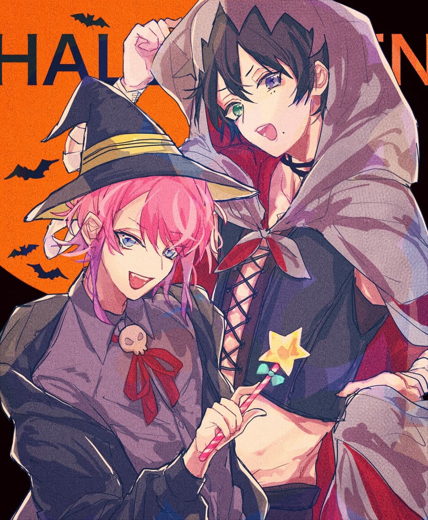 amemura ramuda and yamada saburo (hypnosis mic) drawn by 0721786