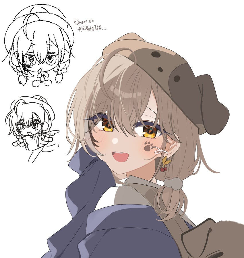 nanashi mumei (hololive and 1 more) drawn by xx_tk9