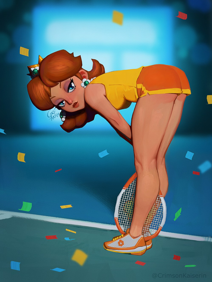 princess daisy (mario and 2 more) drawn by crimson_kaiserin