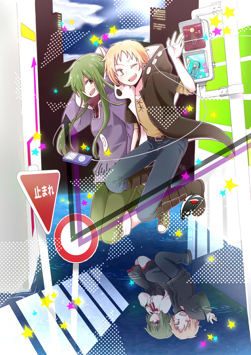 kido tsubomi and kano shuuya (kagerou project) drawn by arinoyu