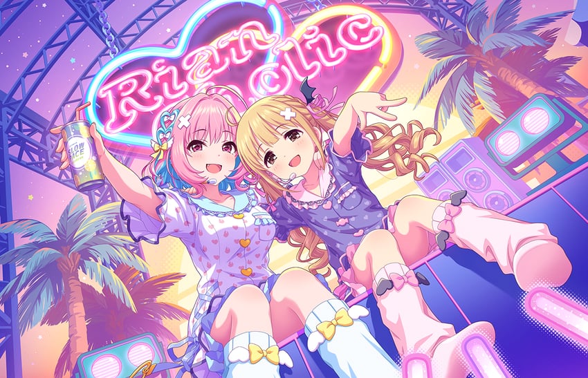 yumemi riamu and futaba anzu (idolmaster and 2 more)