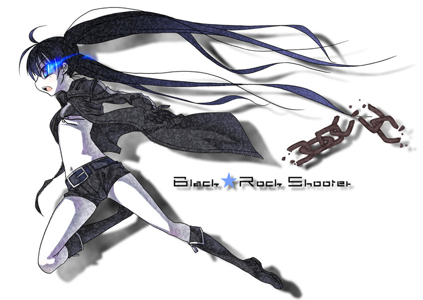 black rock shooter (black rock shooter) drawn by gaien_(willtame)