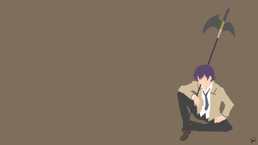 noda (angel beats!) drawn by greenmapple17