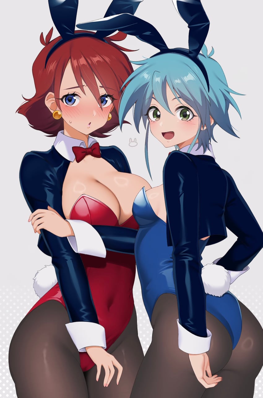 rain mikamura and allenby beardsley (gundam and 1 more) drawn by campbell_xx