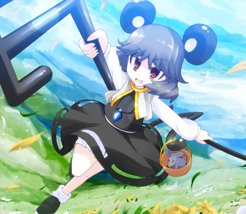 nazrin (touhou) drawn by akagi_(sk0127aho)