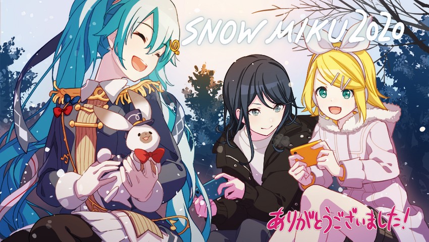hatsune miku, kagamine rin, yuki miku, rabbit yukine, and hoshino ichika (vocaloid and 1 more) drawn by colorful_palette