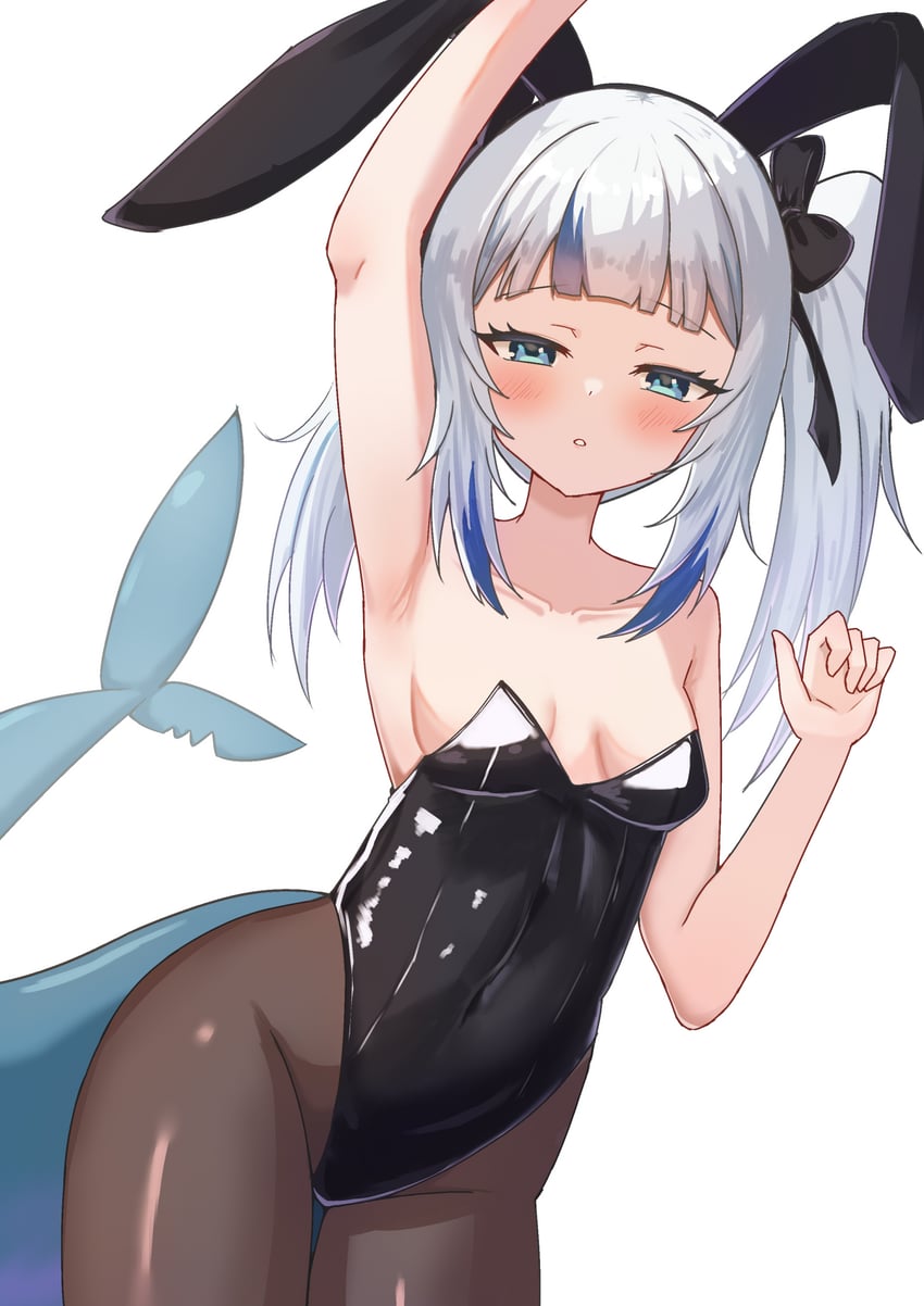 gawr gura (hololive and 1 more) drawn by sharkudon