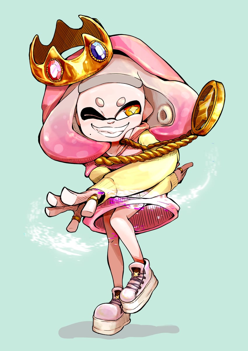 pearl (splatoon and 1 more) drawn by hitsuji_(pixiv2228990)