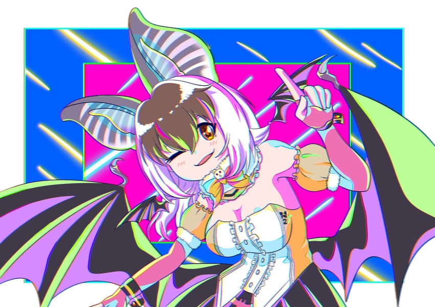 brown long-eared bat (kemono friends and 1 more) drawn by tutti_tutio