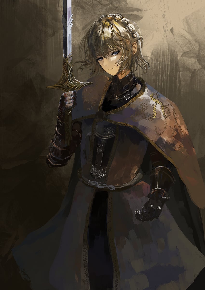 needle knight leda (elden ring and 1 more) drawn by asaki_(asaki_vision)
