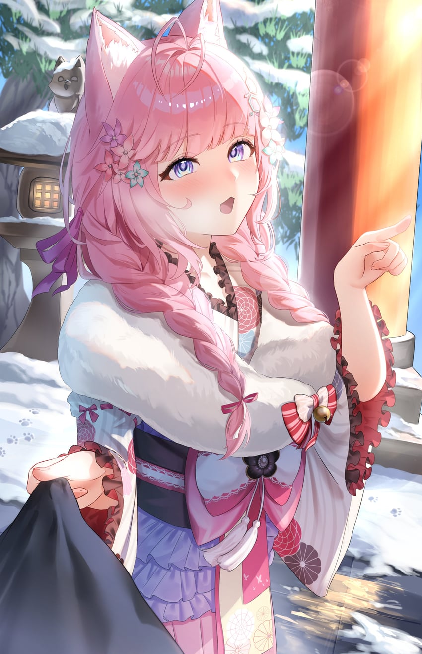 hakui koyori and kokoro (hololive) drawn by lucio_(luci0_52)