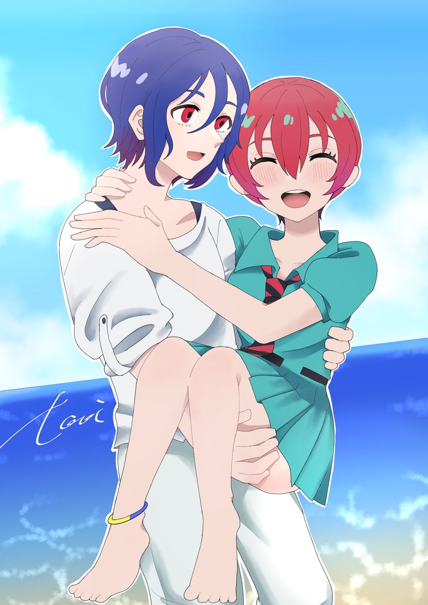 amate yuzuriha and shuji ito (gundam and 1 more) drawn by totsutoko_tooi