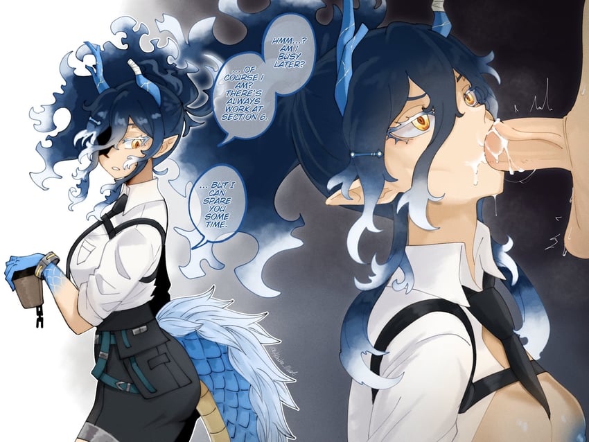seiryu (original and 1 more) drawn by akashicelegy
