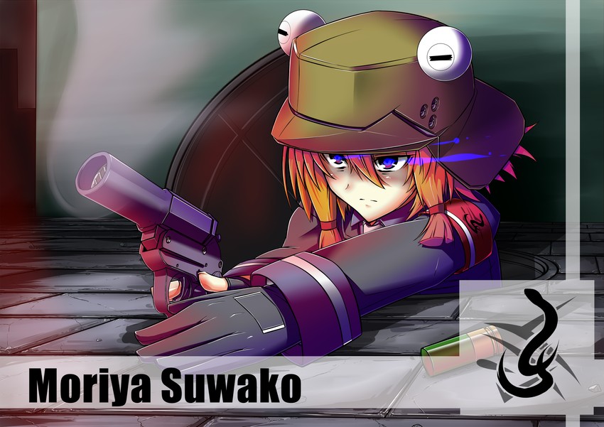 moriya suwako and pyonta (touhou) drawn by ryousan_gataki