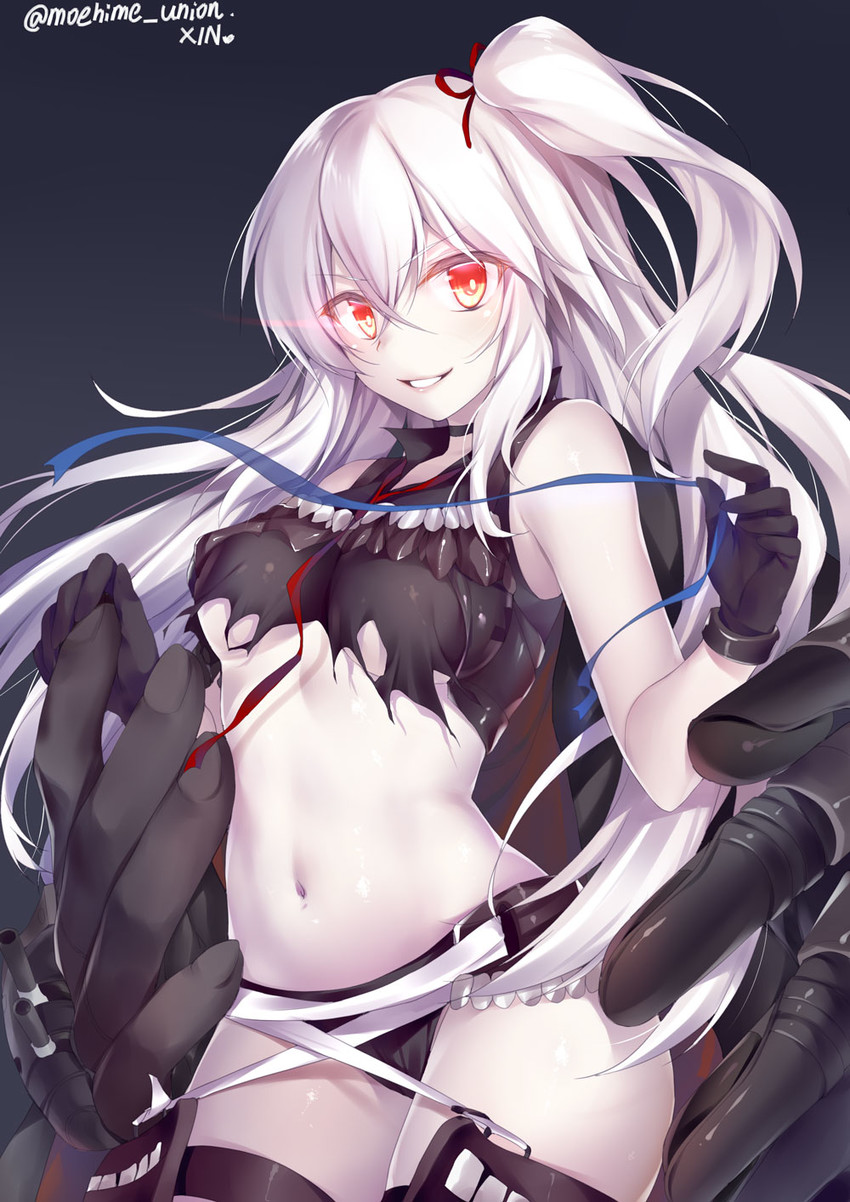 destroyer water oni (kantai collection) drawn by obiwan
