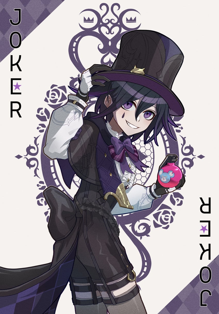 oma kokichi (danganronpa and 1 more) drawn by saigawa_genshin