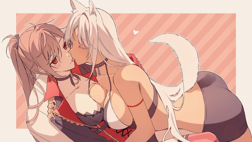 jean bart and massachusetts (azur lane) drawn by amazuki_jou