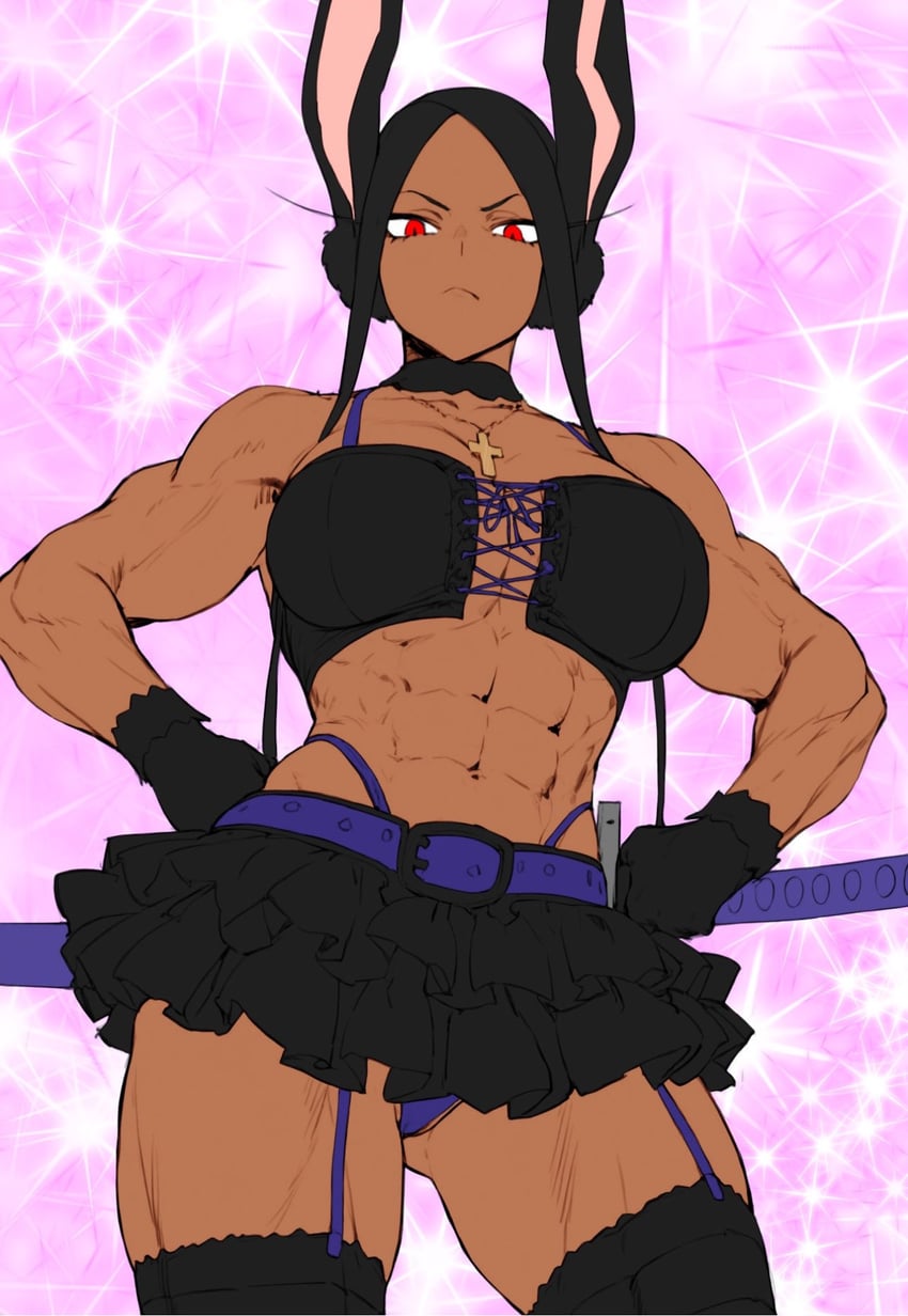 mirko (boku no hero academia) drawn by mirkosimps and parallaxfused