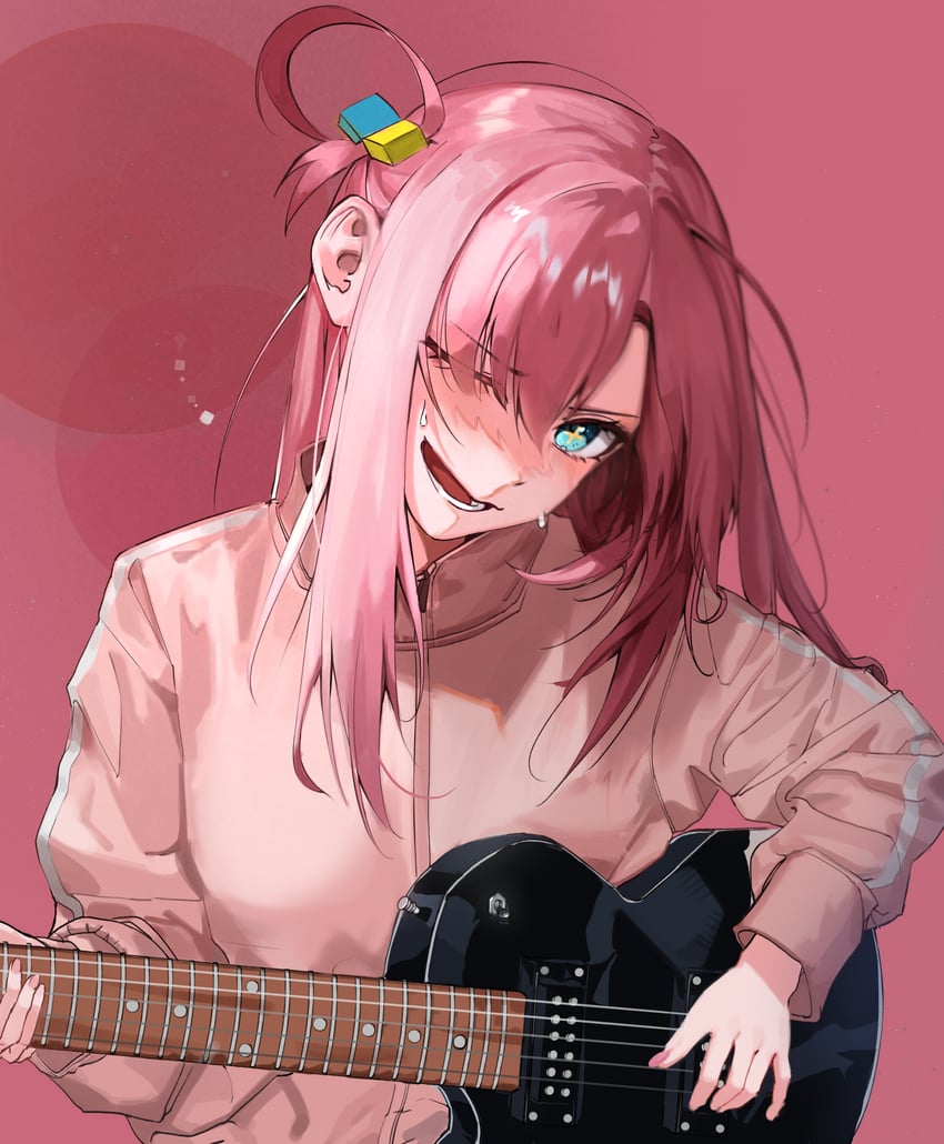 gotoh hitori (bocchi the rock!) drawn by kamu_(stead06y)