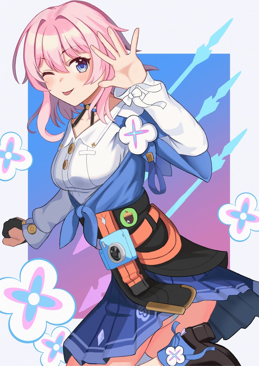 march 7th (honkai and 1 more) drawn by sutiibun